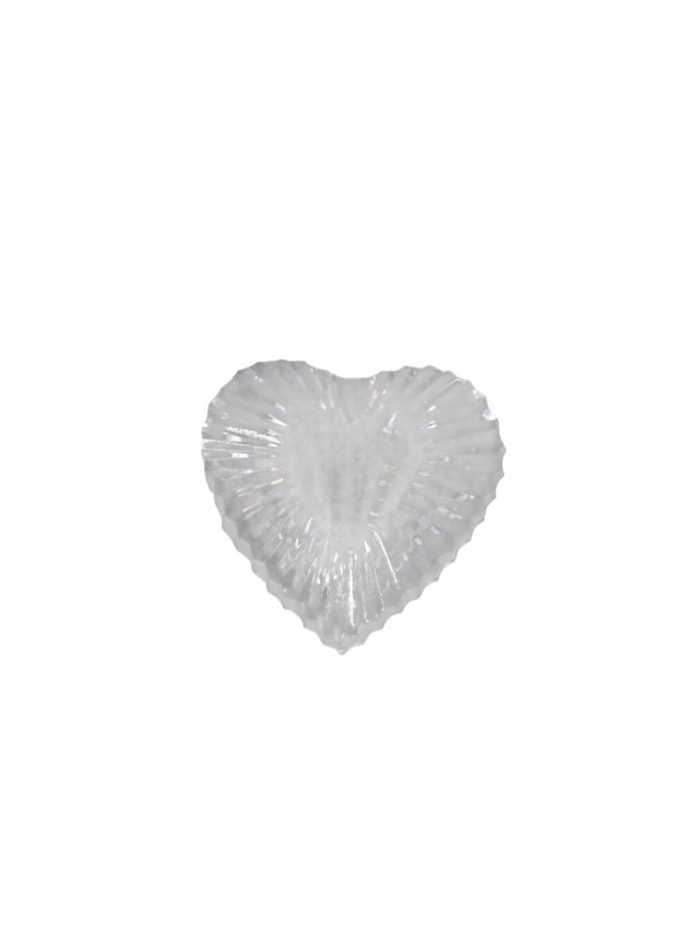 Waterford Crystal Heart Paperweight Vintage 94783